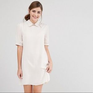 Fashion Union Shift Dress With Scallop Hem Collar